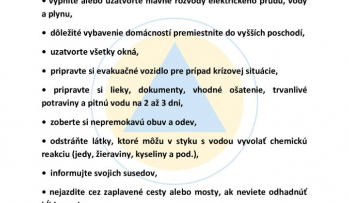 1. fotografia fotogalérie Postup pri vzniku povodní - foto