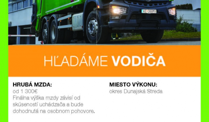 1. fotografia fotogalérie Hľadáme vodiča - foto