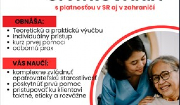 1. fotografia fotogalérie Kurzy opatrovania - foto